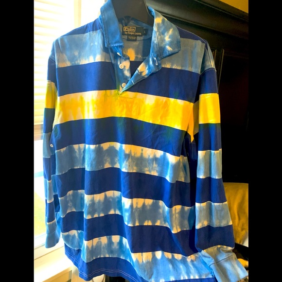Polo Ralph Lauren Other - Tie dyed Ralph Lauren long sleeve polo size large